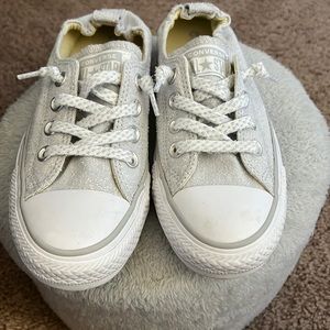 COPY - Converse All star. Slip on grey shoes. Size six womens